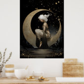 FD2 Enchanted 6 Crescent Moon Goddess Poster (Keuken)
