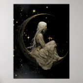FD2 Enchanted 7 Crescent Moon Goddess Poster (Voorkant)