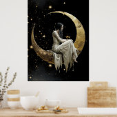 FD2 Enchanted 9 Crescent Moon Goddess Poster (Keuken)