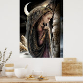 FD2 Enchanted Crescent Moon Goddess 10 Poster (Keuken)