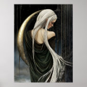 FD2 Enchanted Crescent Moon Goddess 15 Poster (Voorkant)