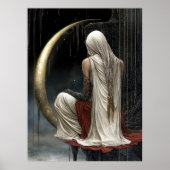 FD2 Enchanted Crescent Moon Goddess 16 Poster (Voorkant)