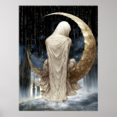 FD2 Enchanted Crescent Moon Goddess 17 Poster (Voorkant)