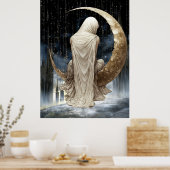 FD2 Enchanted Crescent Moon Goddess 17 Poster (Keuken)