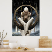 FD2 Enchanted Crescent Moon Goddess 19 Poster (Keuken)
