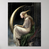 FD2 Enchanted Crescent Moon Goddess 21 Poster (Voorkant)