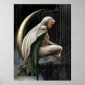 FD2 Enchanted Crescent Moon Goddess 22 Poster (Voorkant)