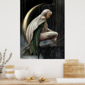 FD2 Enchanted Crescent Moon Goddess 22 Poster (Keuken)