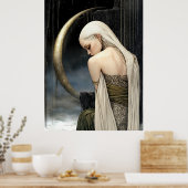 FD2 Enchanted Crescent Moon Goddess 23 Poster (Keuken)