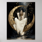 FD2 Enchanted Crescent Moon Goddess 25 Poster (Voorkant)
