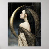FD2 Enchanted Crescent Moon Goddess 26 Poster (Voorkant)