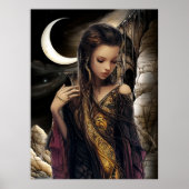 FD2 Enchanted Crescent Moon Goddess 2 Poster (Voorkant)