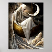 FD2 Enchanted Crescent Moon Goddess 35 Poster (Voorkant)