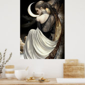 FD2 Enchanted Crescent Moon Goddess 8 Poster (Keuken)