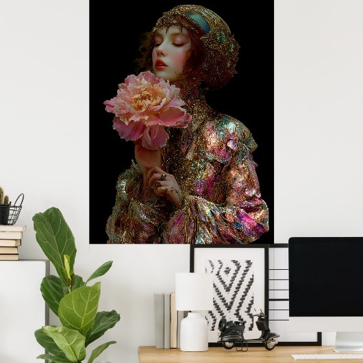 - FD2 Enchanting Fantasy Dreamy Muse 3 Iridescent Poster (Thuiskantoor)