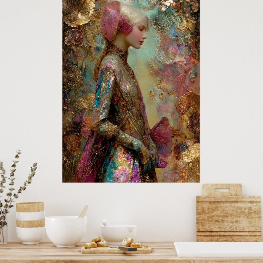 - FD2 Enchanting Fantasy Dreamy Muse Iridescent 2 Poster (Keuken)