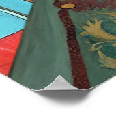 *~* FD2  Fall  Girl Autumn Retro Flower Hat  21 Poster (Hoek)