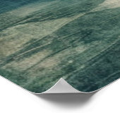 *~* FD2 Floral 2 Zwarte Godinnen bij Pool 12 Poster (Hoek)