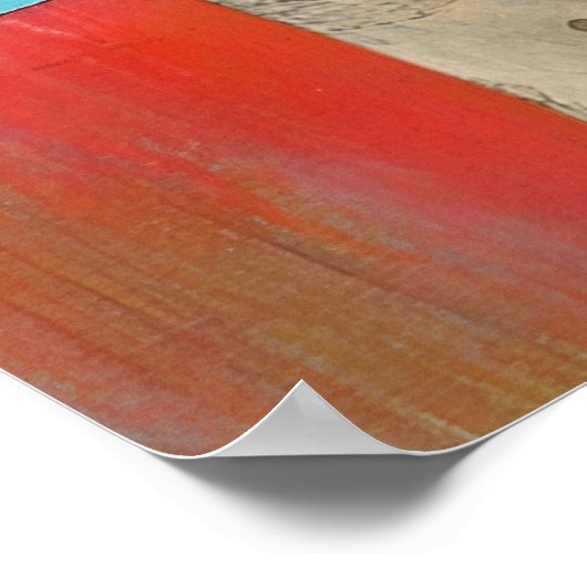 *~* FD2 Floral  Fall Girl Autumn Hat Retro 23 Poster (Hoek)