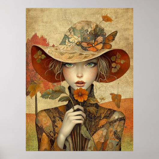 *~* FD2 Herfstmeisjes Fall Retro 19 Poster (Voorkant)