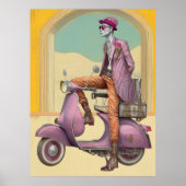 FD2 Koffer Boho Reizend MAN SCOOTER 23 Poster (Voorkant)