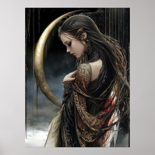 - FD2 Mystical Moon Keeper Celestial Goddess 4 Poster (Voorkant)
