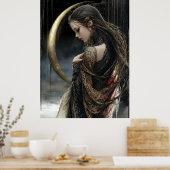 - FD2 Mystical Moon Keeper Celestial Goddess 4 Poster (Keuken)