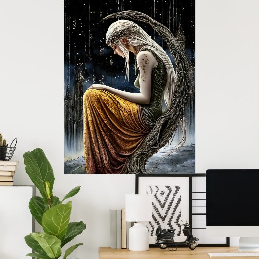 - FD2 Mystical Moon Keeper Celestial Goddess 9 Poster (Thuiskantoor)