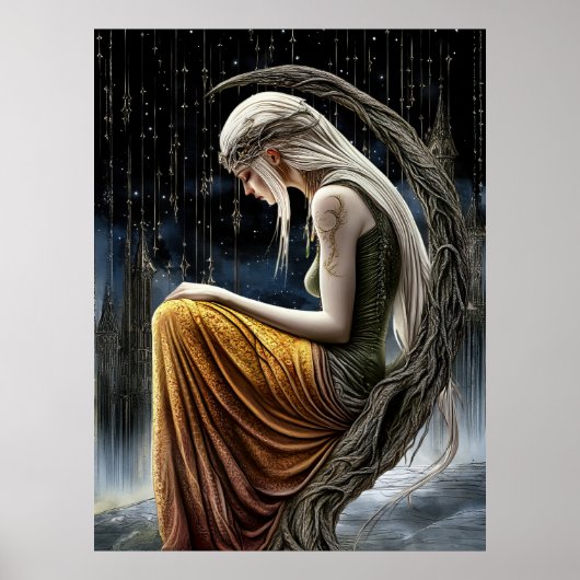 - FD2 Mystical Moon Keeper Celestial Goddess 9 Poster (Voorkant)