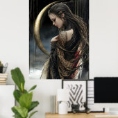 - FD2 Mystieke Maanbewaarder Hemelse Godin 4 Poster (Thuiskantoor)