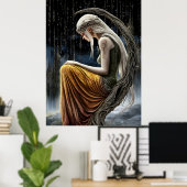 - FD2 Mystieke Maanbewaarder Hemelse Godin 9 Poster (Thuiskantoor)