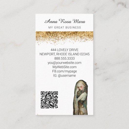 *~* *~* FD2 Nouveau Fantasy Ethereal Dreamlike 12 Visitekaartje (Achterkant)