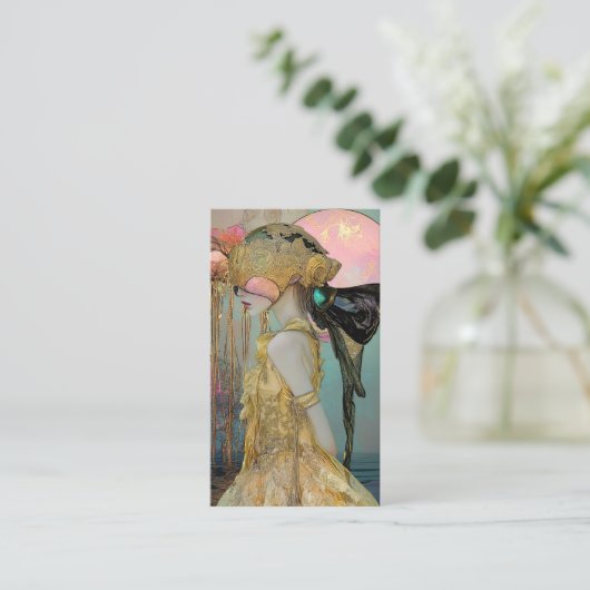*~* *~* FD2 Nouveau Fantasy Ethereal Dreamlike 13  Visitekaartje (Staand voorkant)