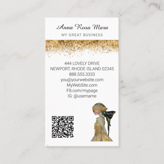 *~* *~* FD2 Nouveau Fantasy Ethereal Dreamlike 13 Visitekaartje (Achterkant)