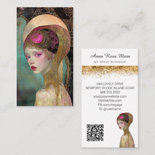 *~* *~* FD2 Nouveau Fantasy Ethereal Dreamlike 9 Visitekaartje (Voorkant / Achterkant)