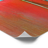 *~* FD2 Retro Bloemen Herfst Meisje Herfst Pet 20 Poster (Hoek)