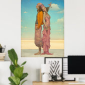 *~* FD2 Retro Love Romantische Boho Paar 22 Poster (Thuiskantoor)