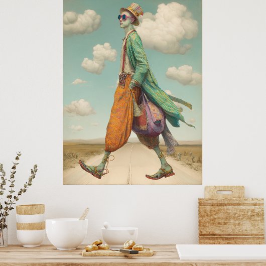 *~* FD2 Stijlvolle Young Boho MAN Cocktail 17 Poster (Keuken)