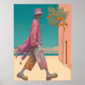 *~* FD2 Stijlvolle Young Boho MAN Cocktail 29 Poster (Voorkant)