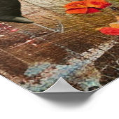 *~* FD2 Tropische Zwarte Vrouwen Chatten Strand 26 Poster (Hoek)