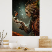 *~* FD3 26 Visionair MAN Earth Keeper Butterfly Poster (Keuken)