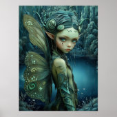 *~* FD3 27 Enchanting Forest Nymph Fantasy Poster (Voorkant)