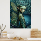 *~* FD3 27 Enchanting Forest Nymph Fantasy Poster (Keuken)