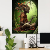 *~* FD3 28 betoverende vrouw aarde l keeper Poster (Thuiskantoor)