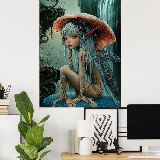 *~* FD3 30 Enchanting Forest Nymph Fantasy Poster (Thuiskantoor)