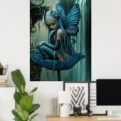 *~* FD3 31 Enchanting Forest Nymph Fantasy Poster (Thuiskantoor)