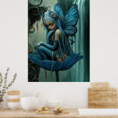 *~* FD3 31 Enchanting Forest Nymph Fantasy Poster (Keuken)
