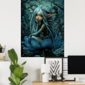 *~* FD3 33 Enchanting Forest Nymph Fantasy Poster (Thuiskantoor)