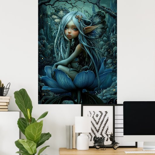 *~* FD3 33 Enchanting Forest Nymph Fantasy Poster (Thuiskantoor)