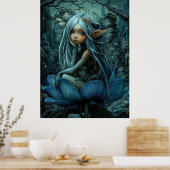 *~* FD3 33 Enchanting Forest Nymph Fantasy Poster (Keuken)